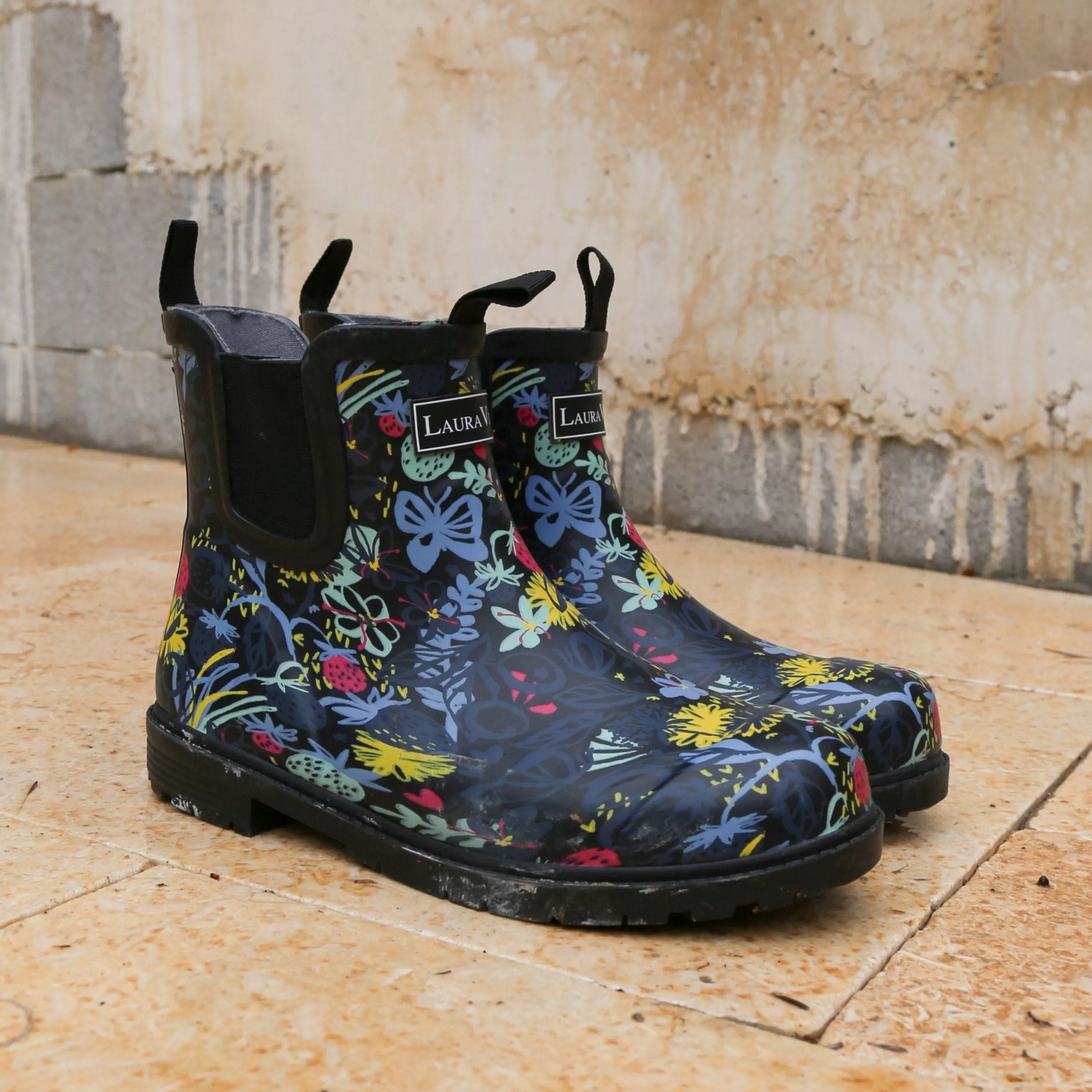 Store Laura Vita Bottes de Pluie - FARFALLA Noir