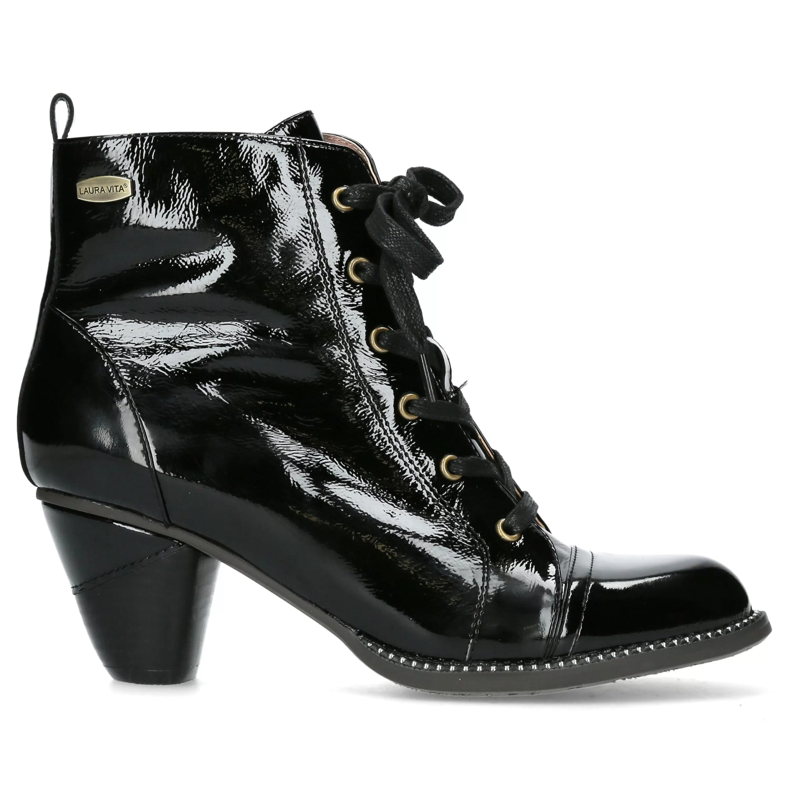 Shop Laura Vita Bottines - ALCIZEEO 78 Vernisnoir