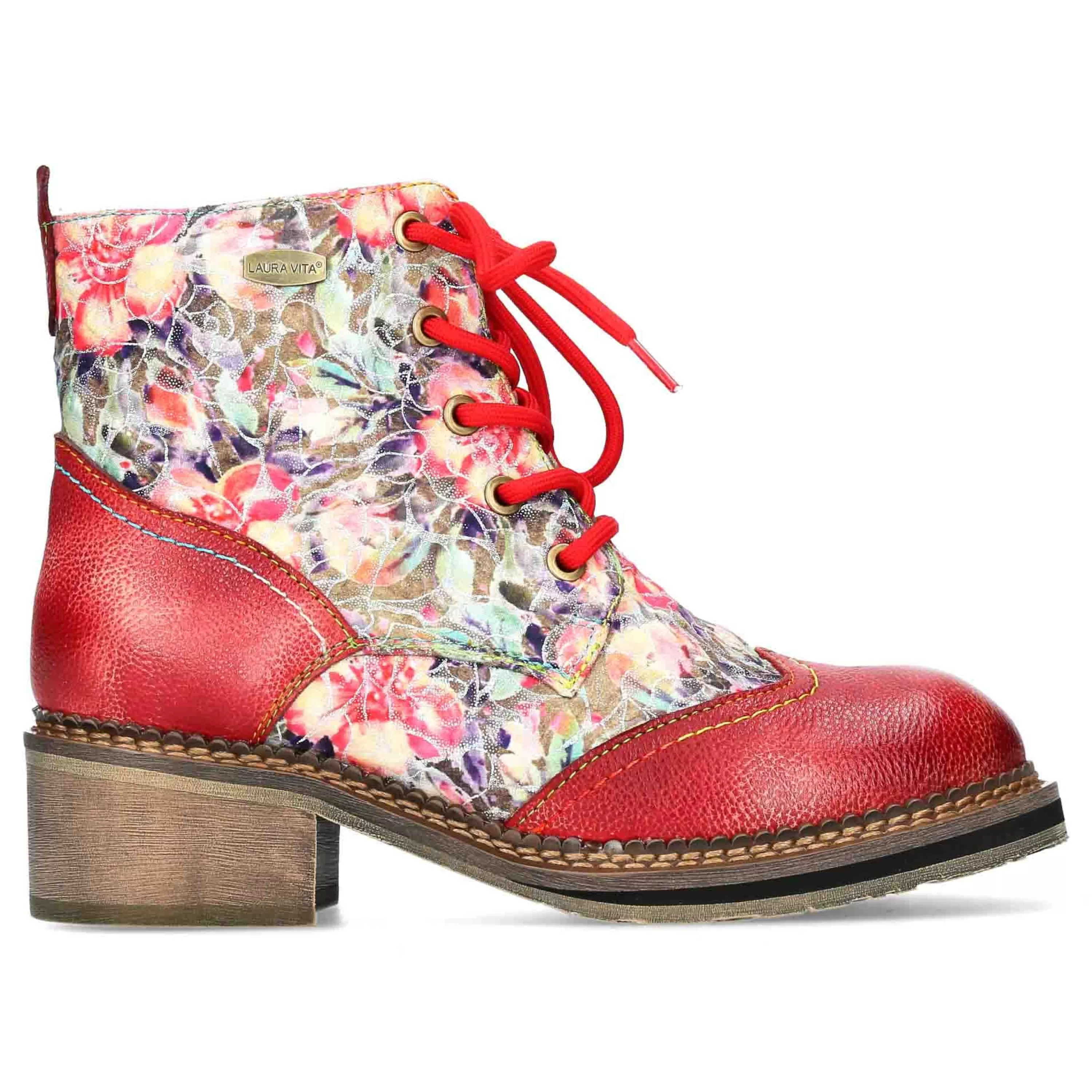 Shop Laura Vita Bottines - GICLETO 01 Rouge