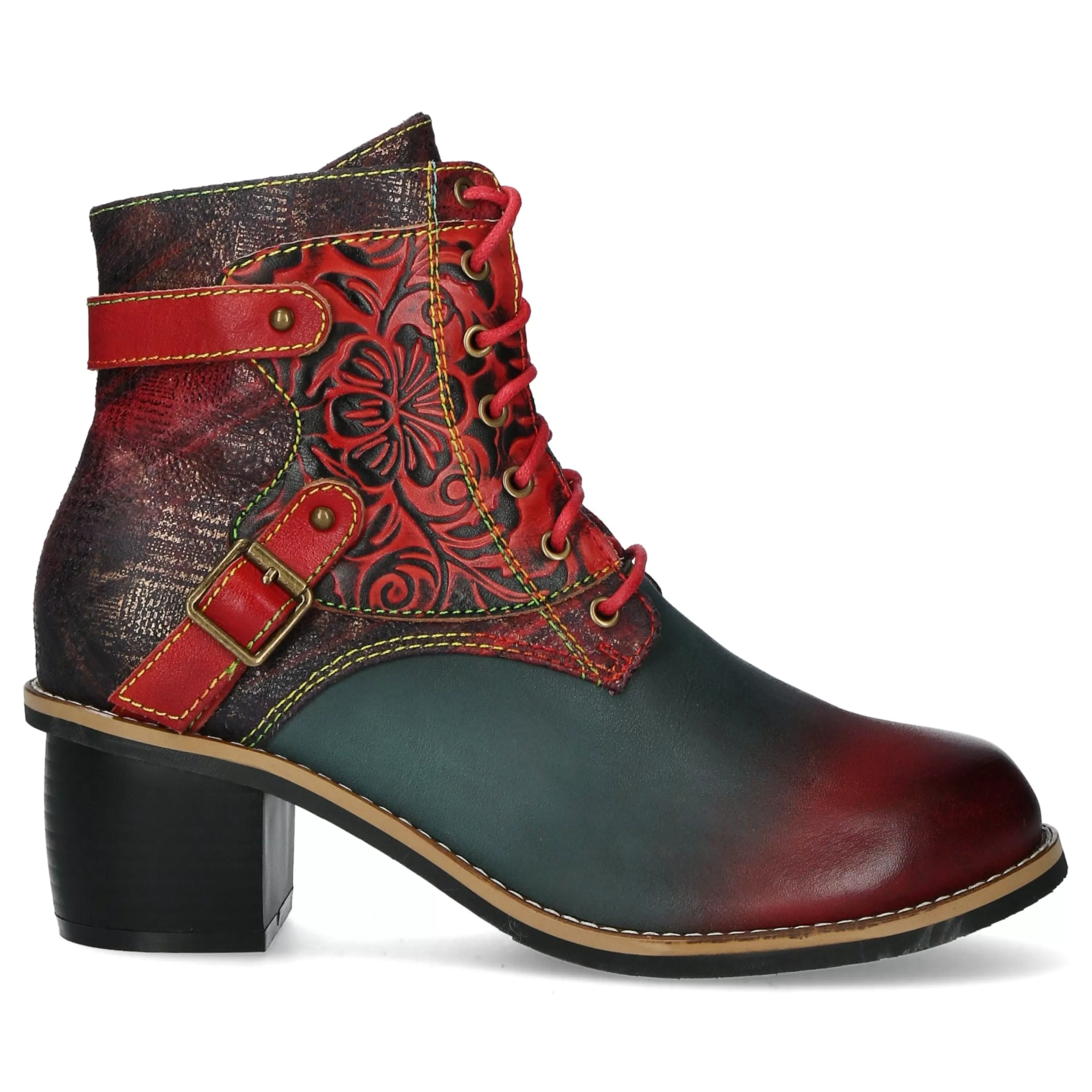 Online Laura Vita Bottines - KITTYO 17 Rouge