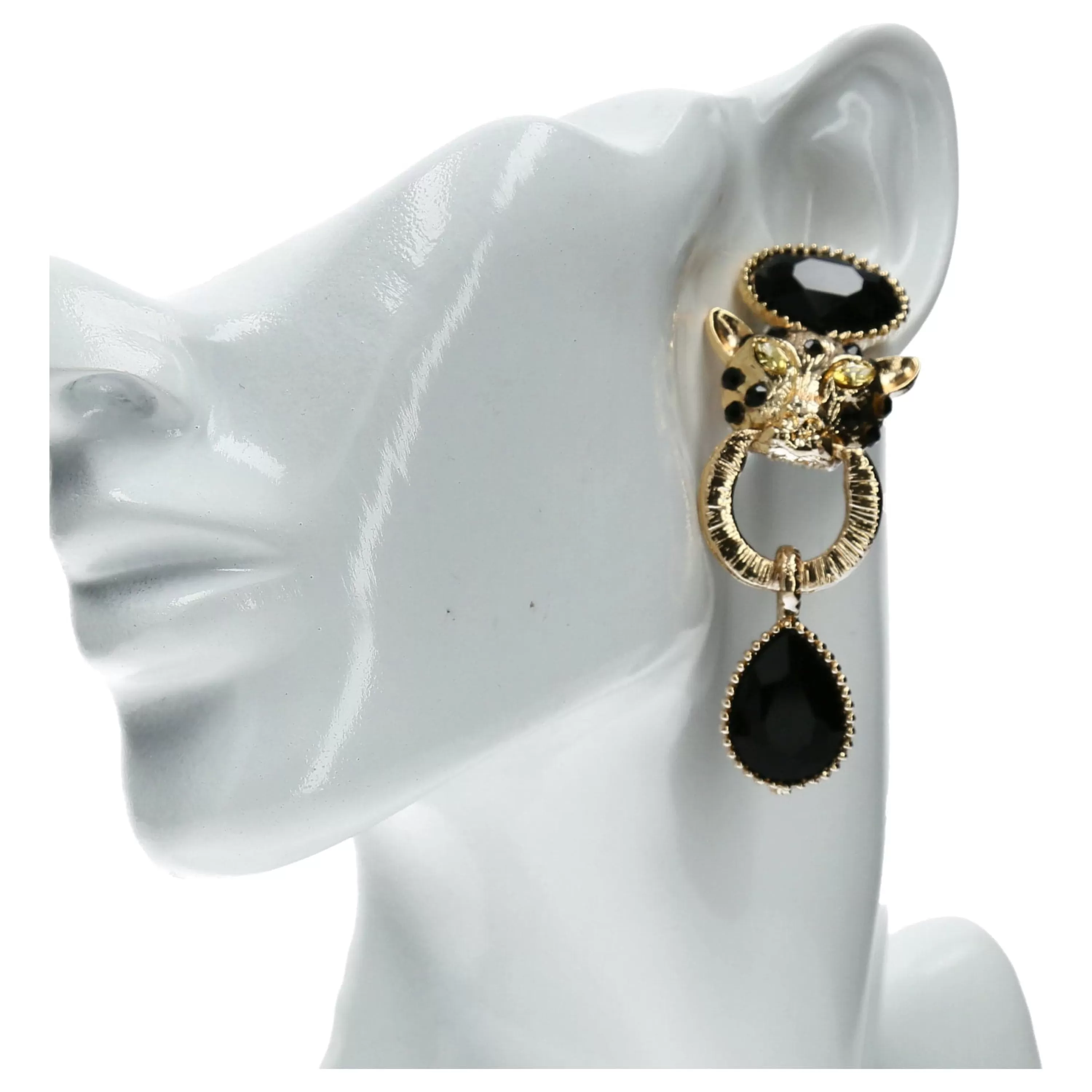 Clearance Laura Vita Boucles d'oreille Panthera Exclusivité