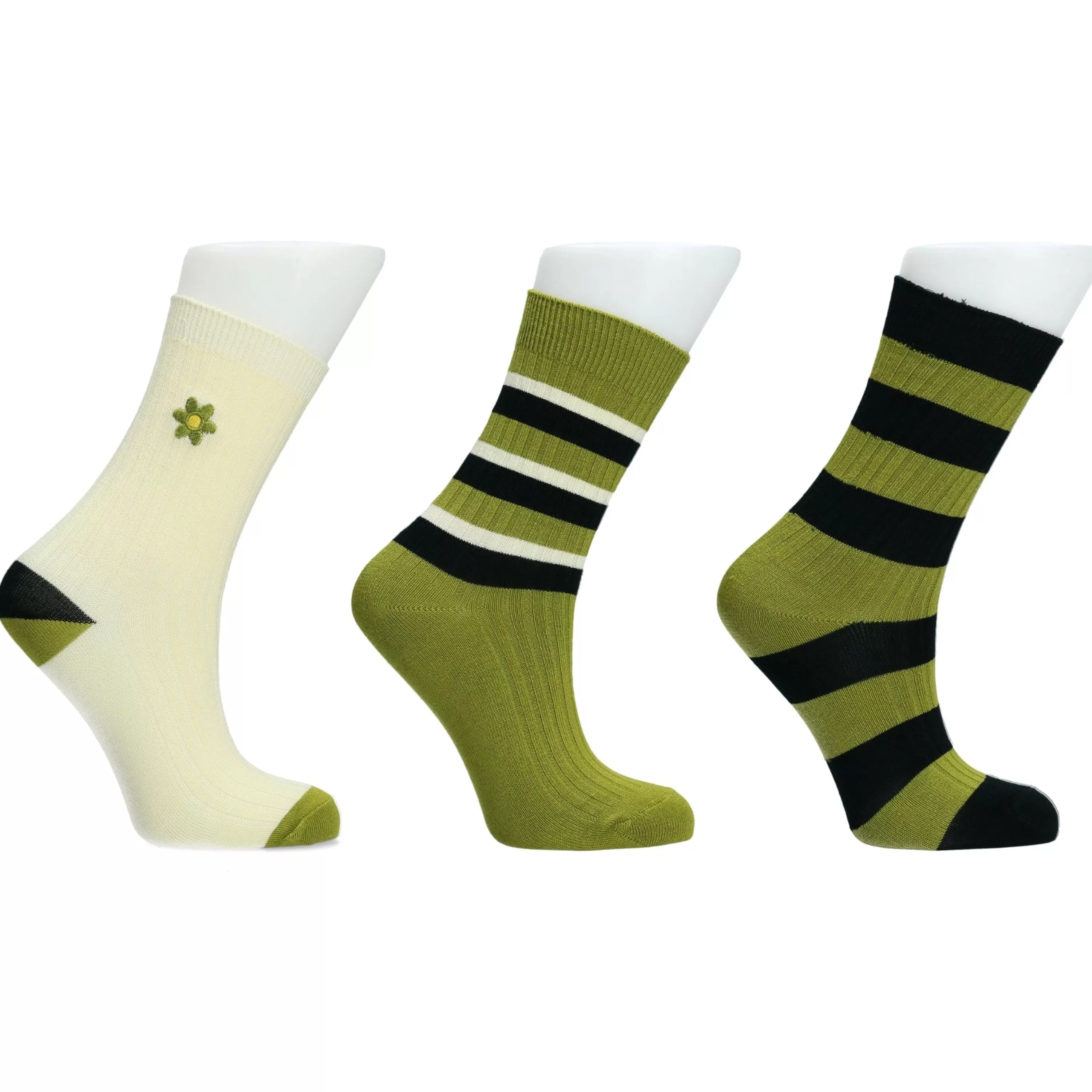 Best Laura Vita Chaussettes en lot de 3 paires PRAIRIE