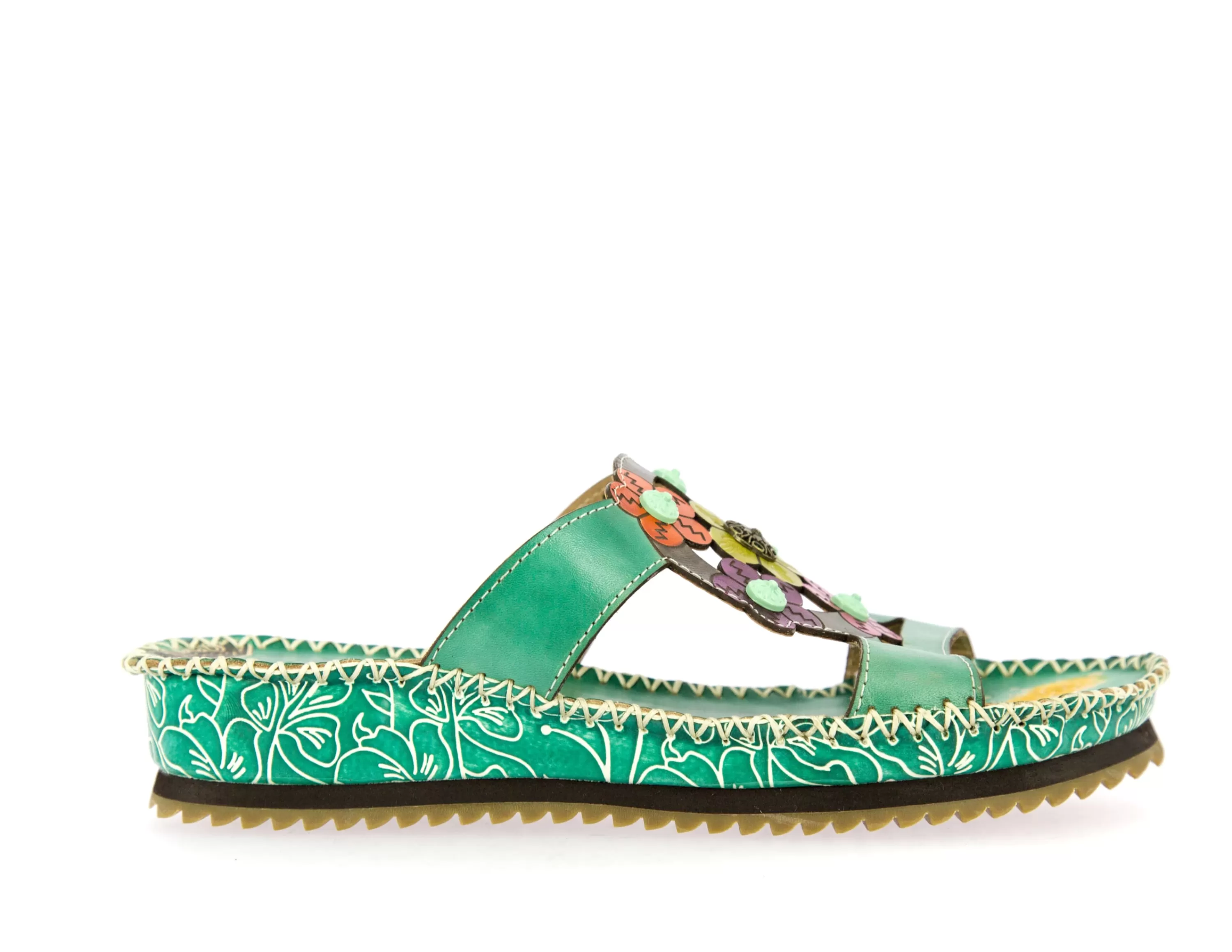 Shop Laura Vita Mules - BRENDY 03 Vert