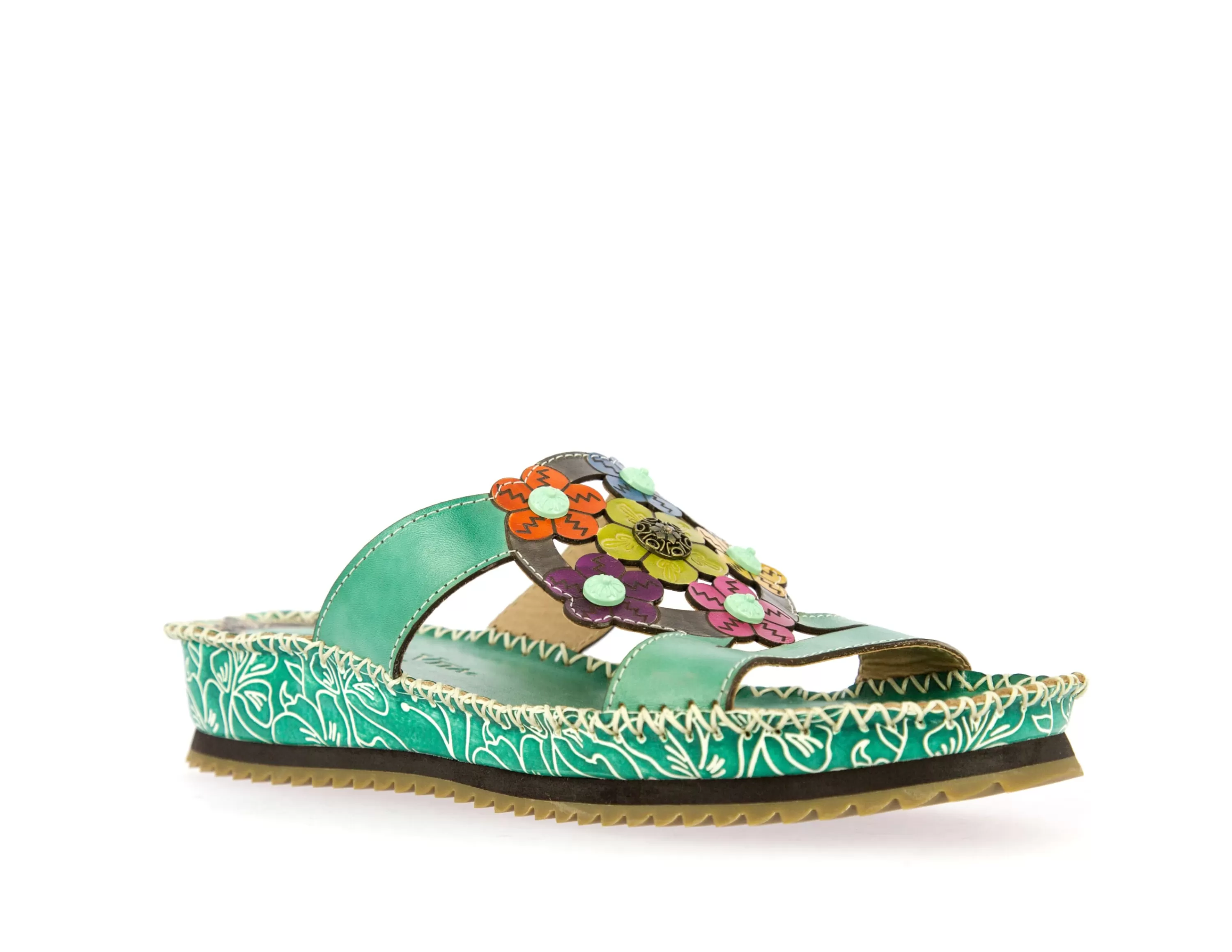 Shop Laura Vita Mules - BRENDY 03 Vert