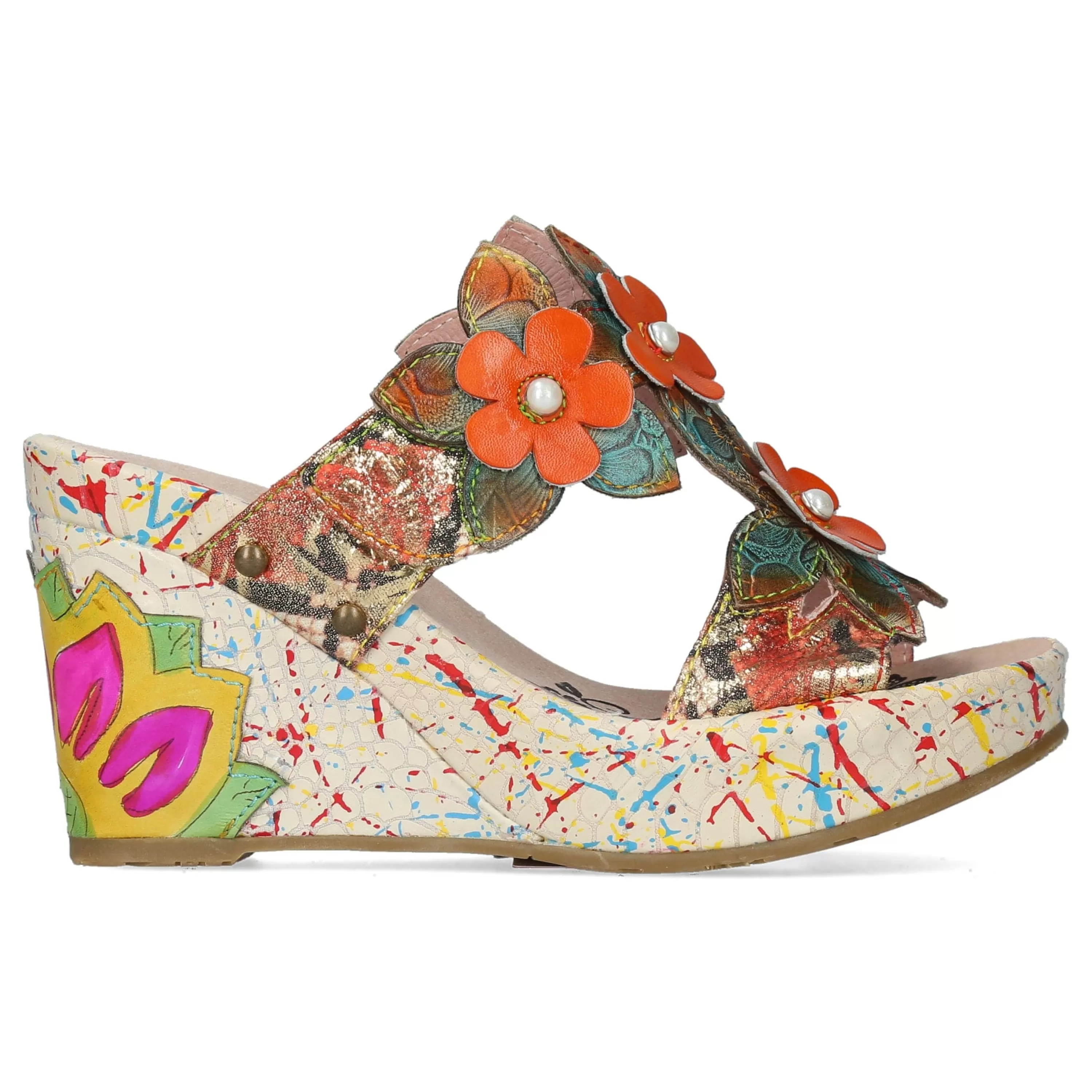 Cheap Laura Vita Mules - JACSMINO 04 Fleur