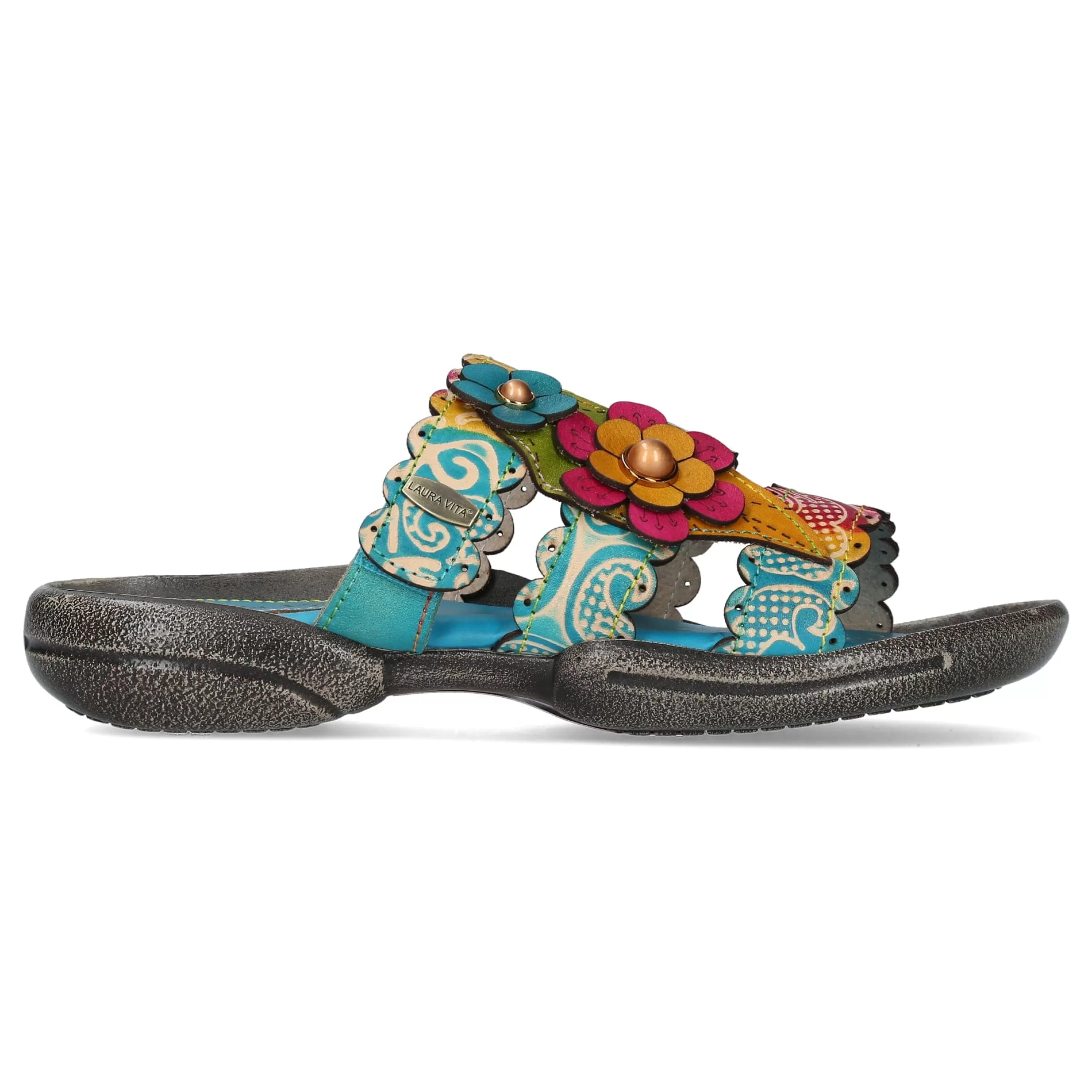 New Laura Vita Mules - LUZO 05 Turquoise