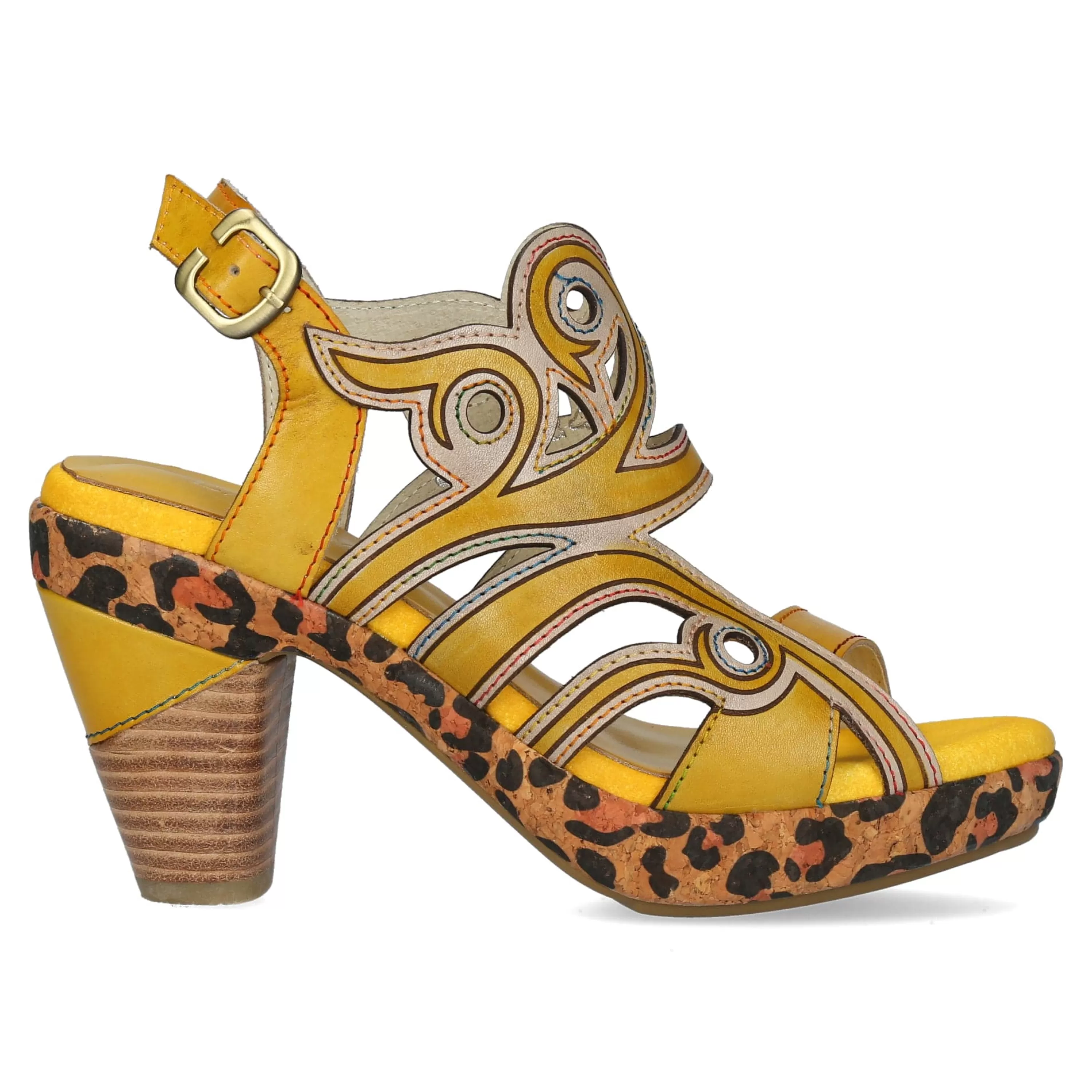 Cheap Laura Vita Sandales - FICNALO 211 Jaune