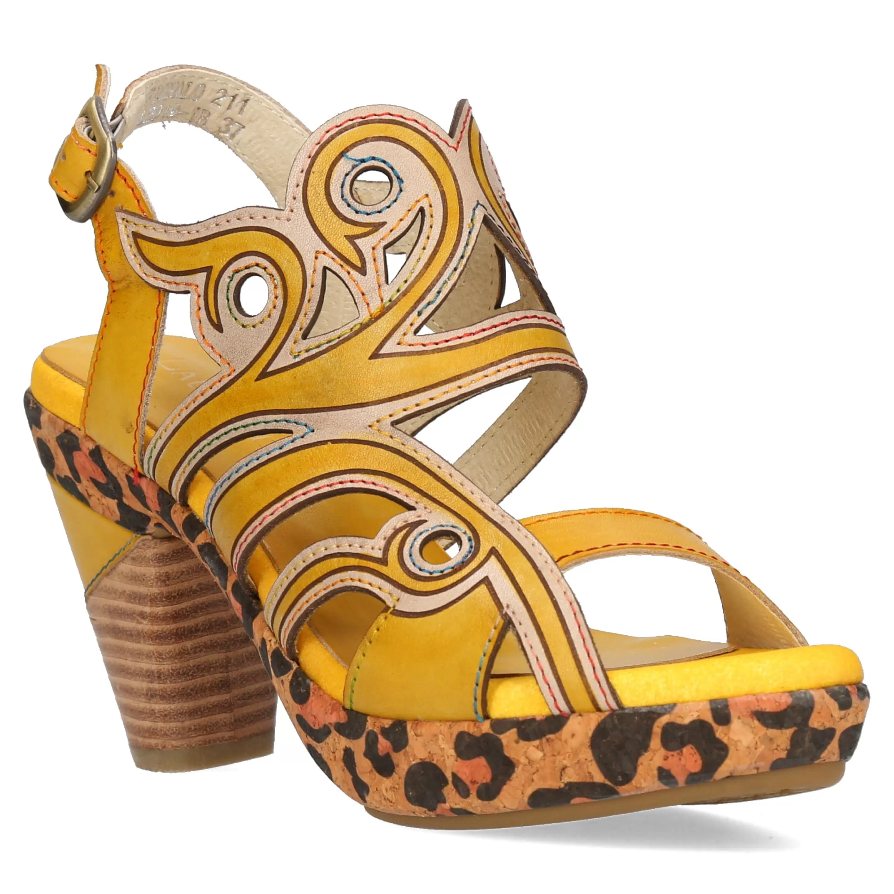 Cheap Laura Vita Sandales - FICNALO 211 Jaune